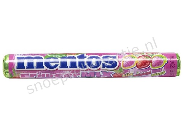 Mentos Strawberry Mix 40 Rollen