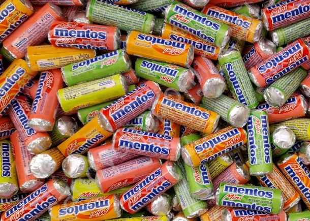 Mentos Mini Fruitmix (±258 Stuks)