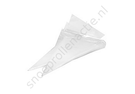 Puntzak Transparant 500gr Formaat 25x46cm 50my 250stuks